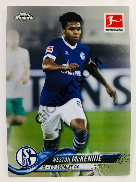 Weston McKennie - FC Schalke 04 2018-19 Topps Chrome Bundesliga #61