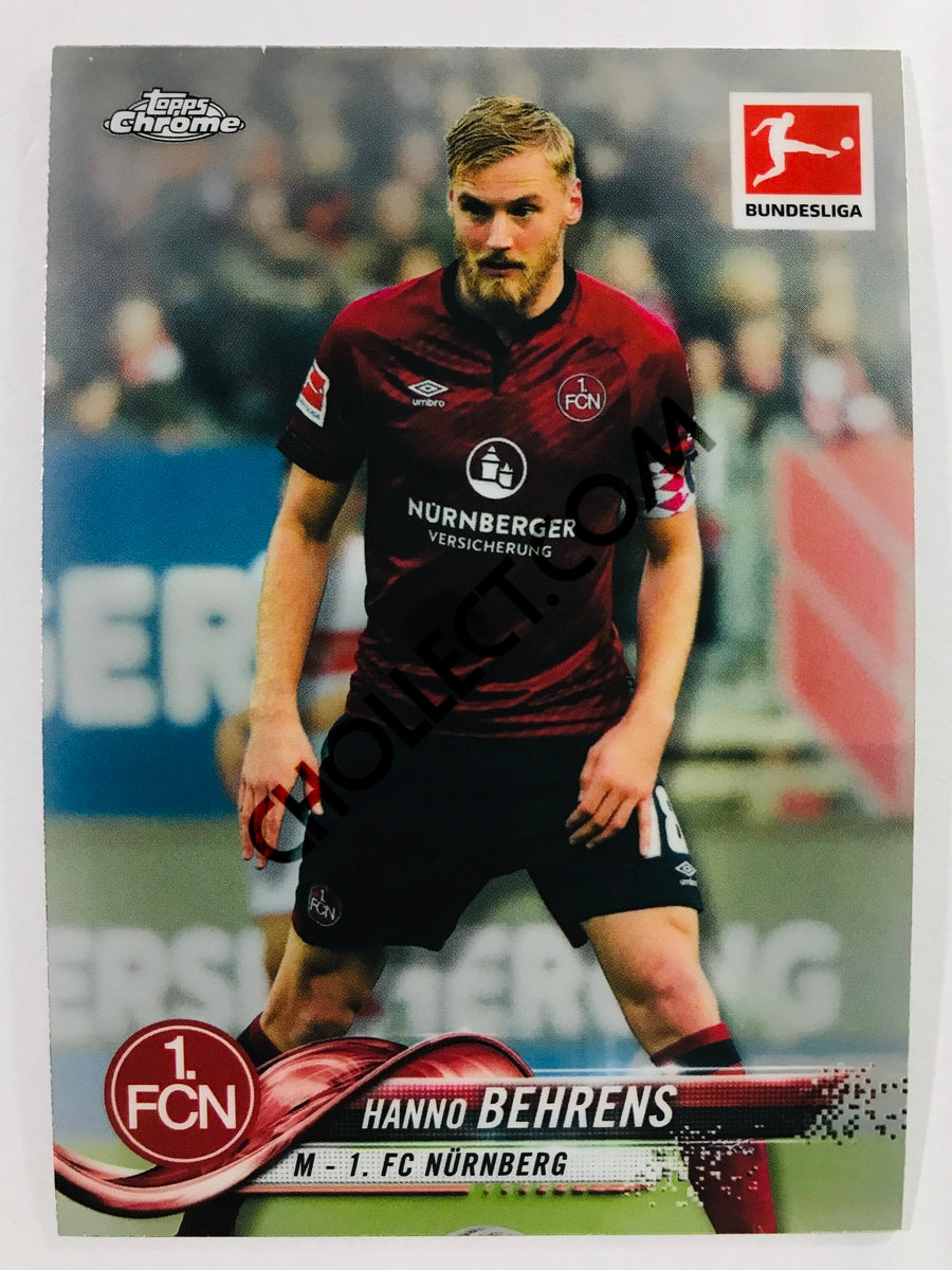 Hanno Behrens - 1. FC Nurnberg 2018-19 Topps Chrome Bundesliga #62