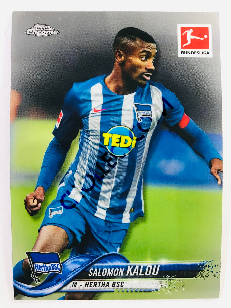 Salomon Kalou - Hertha BSC 2018-19 Topps Chrome Bundesliga #64