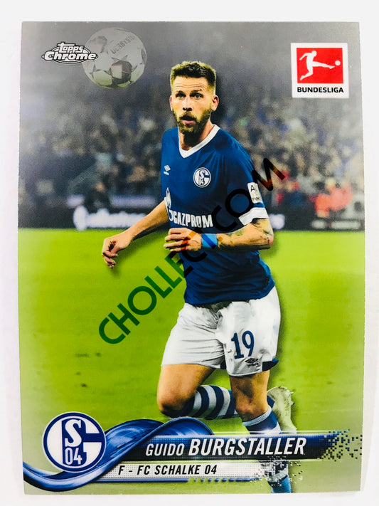 Guido Burgstaller - FC Schalke 04 2018-19 Topps Chrome Bundesliga #74