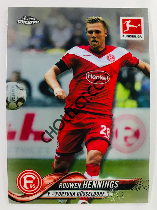 Rouwen Hennings - Fortuna Dusseldorf 2018-19 Topps Chrome Bundesliga #85