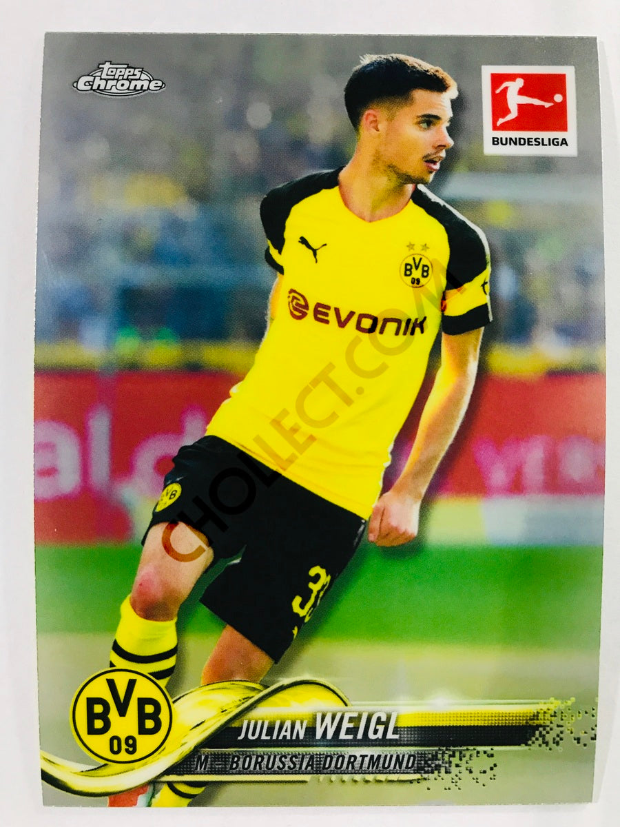 Julian Weigl - Borussia Dortmund 2018-19 Topps Chrome Bundesliga #86