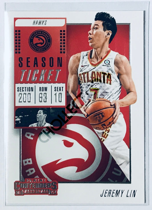 Jeremy Lin - Atlanta Hawks 2018-19 Panini Contenders #2