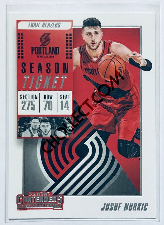 Jusuf Nurkic - Portland Trail Blazers 2018-19 Panini Contenders #7