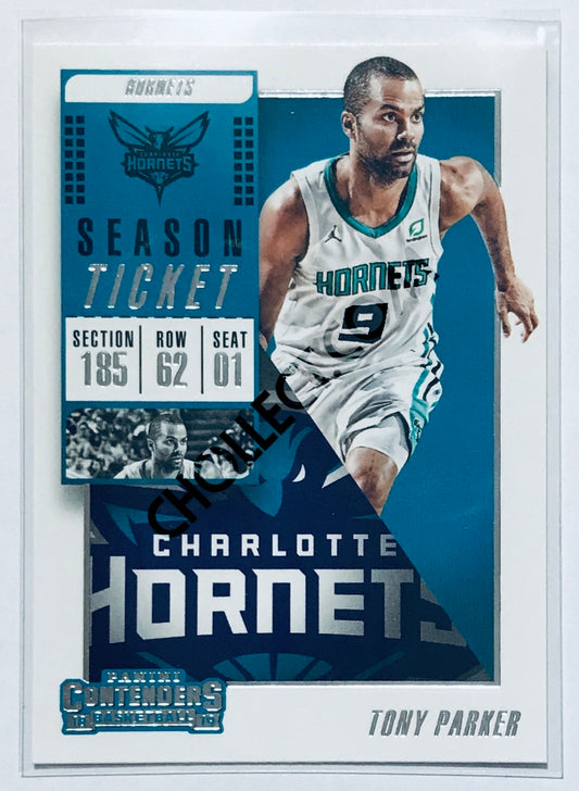 Tony Parker - Charlotte Hornets 2018-19 Panini Contenders #14