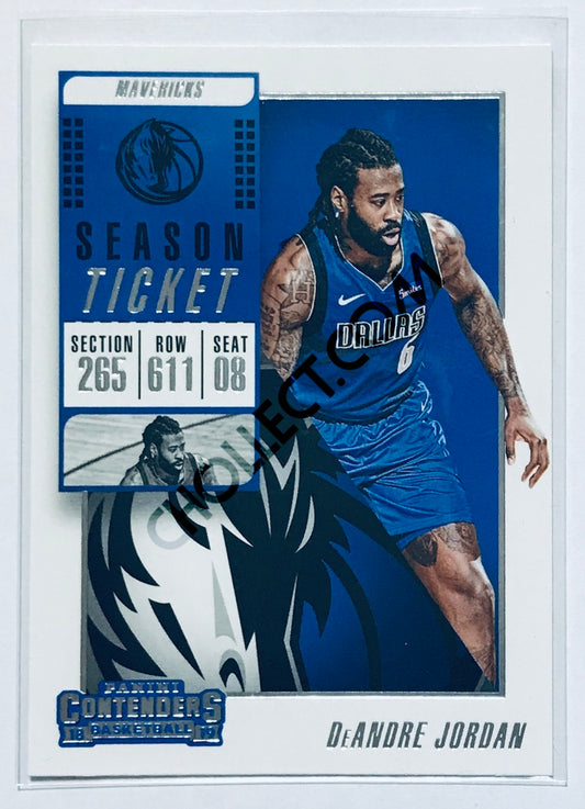 DeAndre Jordan - Dallas Mavericks 2018-19 Panini Contenders #16