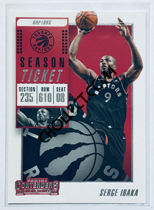 Serge Ibaka - Toronto Raptors 2018-19 Panini Contenders #19