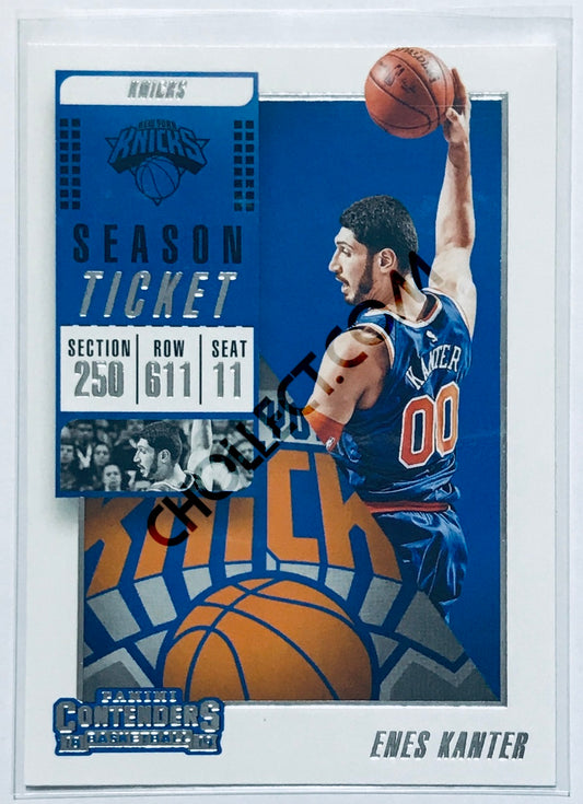 Enes Kanter - Atlanta Hawks 2018-19 Panini Contenders #23