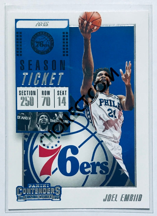 Joel Embiid - Philadelphia 76ers 2018-19 Panini Contenders #25