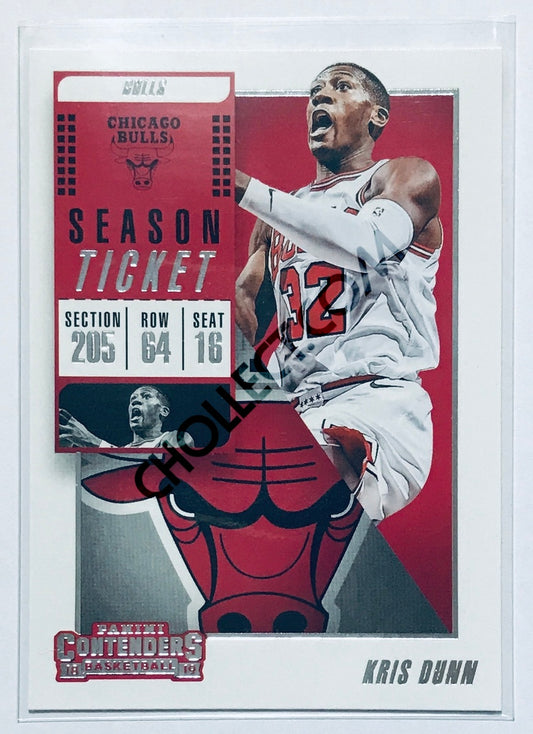 Kris Dunn – Chicago Bulls 2018-19 Panini Contenders #34