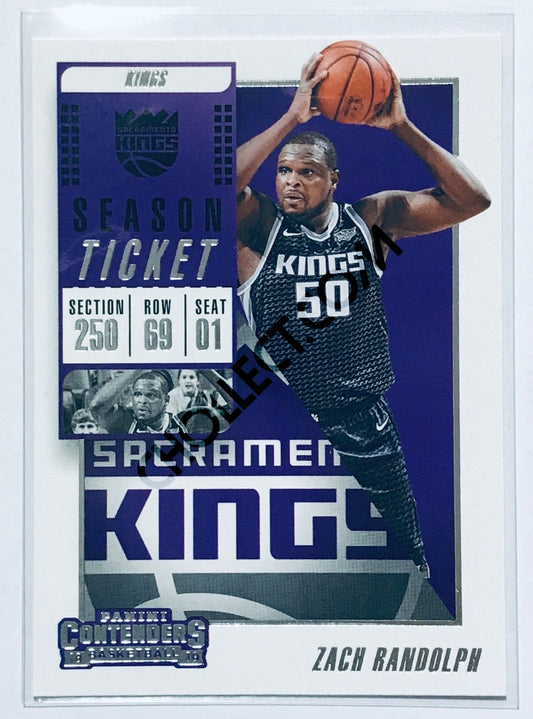 Zach Randolph - Sacramento Kings 2018-19 Panini Contenders #37