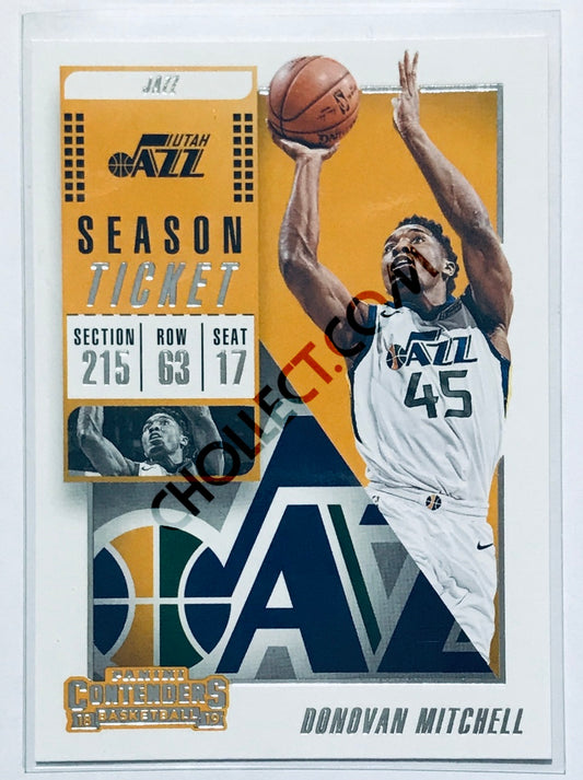 Donovan Mitchell - Utah Jazz 2018-19 Panini Contenders #39