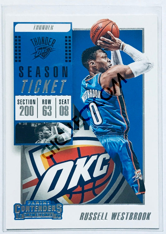 Russell Westbrook - Oklahoma City Thunder 2018-19 Panini Contenders #43