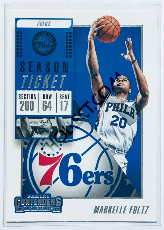 Markelle Fultz - Philadelphia 76ers 2018-19 Panini Contenders #45