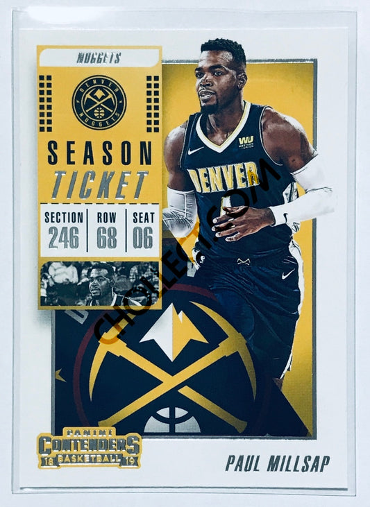 Paul Millsap - Denver Nuggets 2018-19 Panini Contenders #46