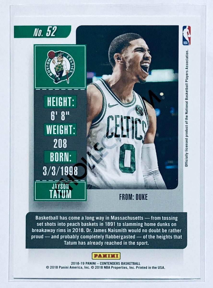 Jayson Tatum – Boston Celtics 2018-19 Panini Contenders #52