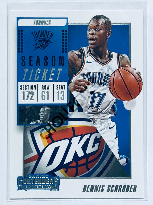 Dennis Schröder - Oklahoma City Thunder 2018-19 Panini Contenders #53