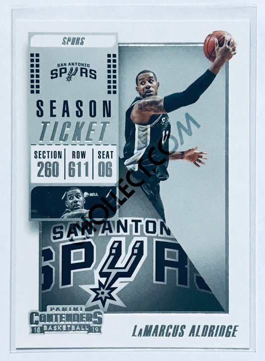 LaMarcus Aldridge - San Antonio Spurs 2018-19 Panini Contenders #57