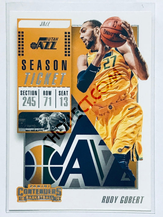 Rudy Gobert - Utah Jazz 2018-19 Panini Contenders #59