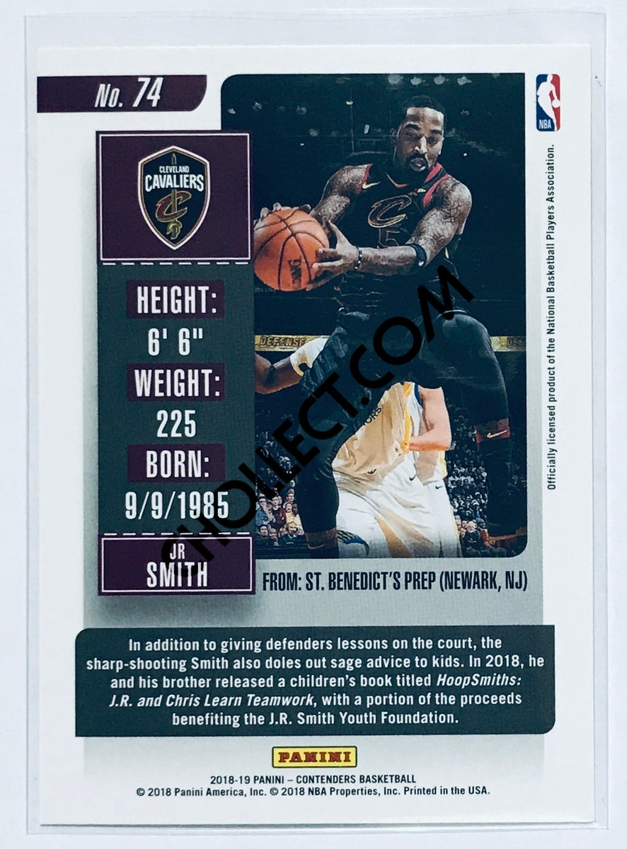 JR Smith - Cleveland Cavaliers 2018-19 Panini Contenders #74