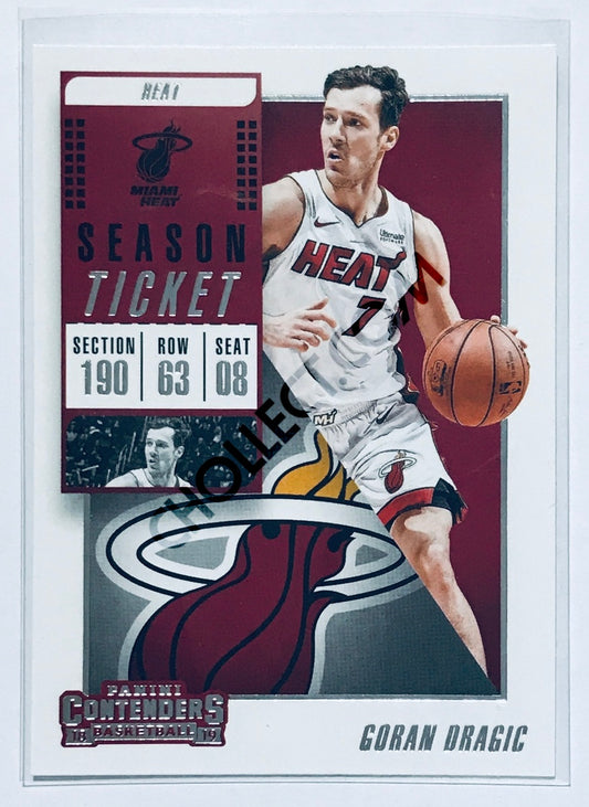 Goran Dragic - Miami Heat 2018-19 Panini Contenders #90