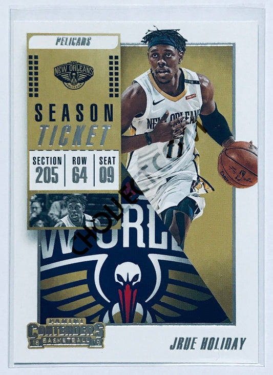 Jrue Holiday - New Orleans Pelicans 2018-19 Panini Contenders #91