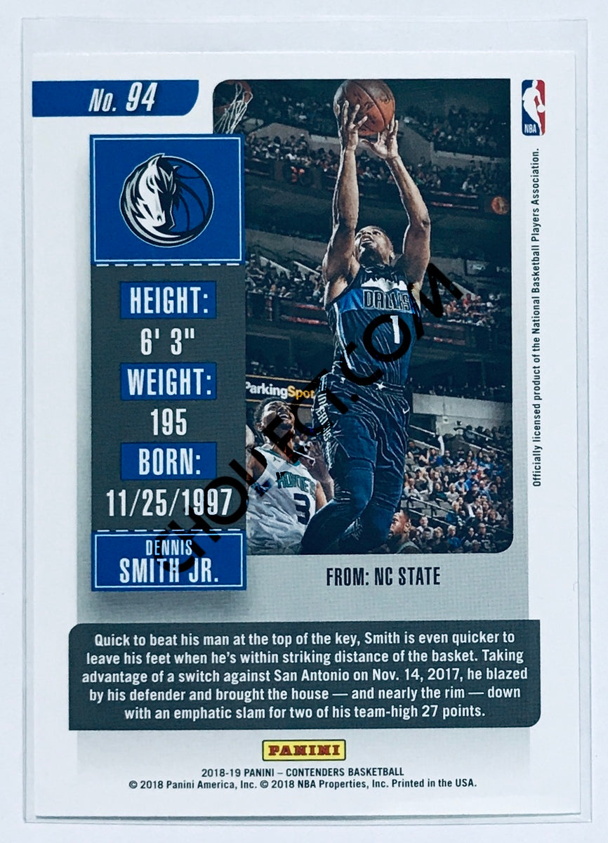 Dennis Smith Jr. - Dallas Mavericks 2018-19 Panini Contenders #94