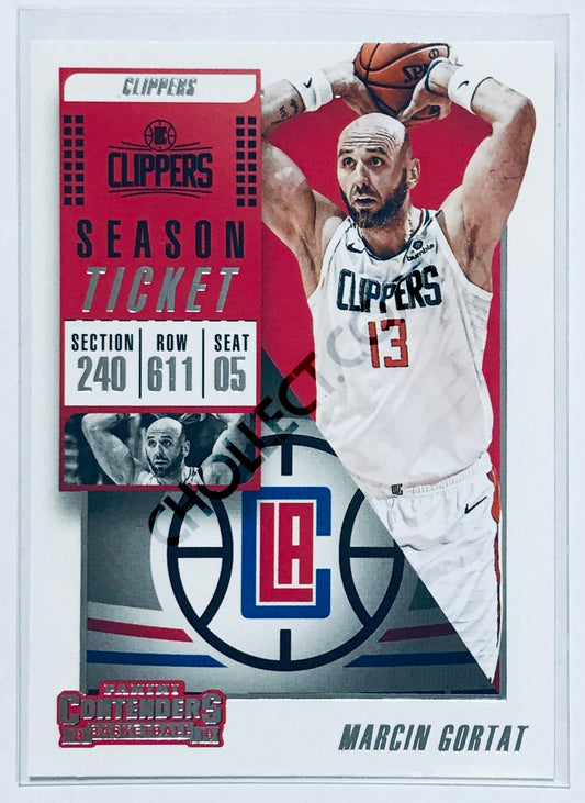 Marcin Gortat - Los Angeles Clippers 2018-19 Panini Contenders #98