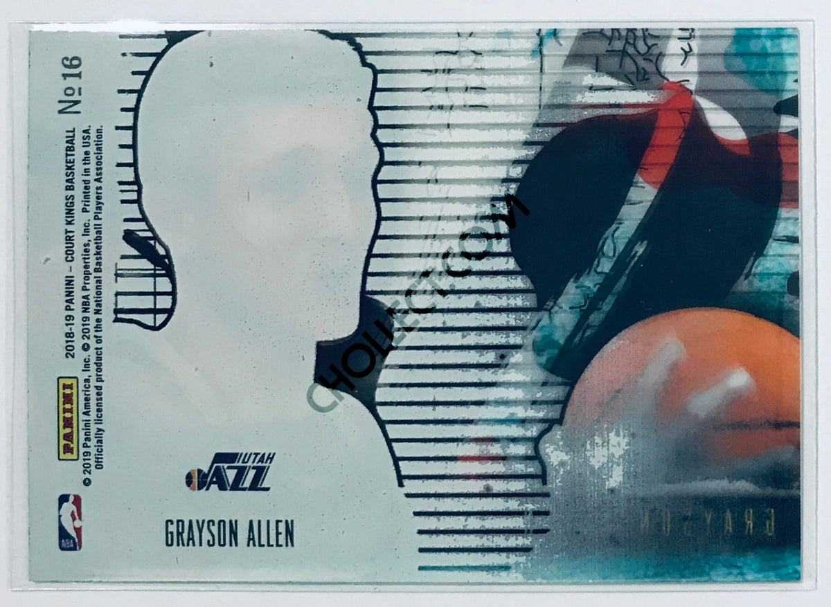 Grayson Allen - Utah Jazz 2018-19 Panini Court Kings NBA Rookie Acetate #16