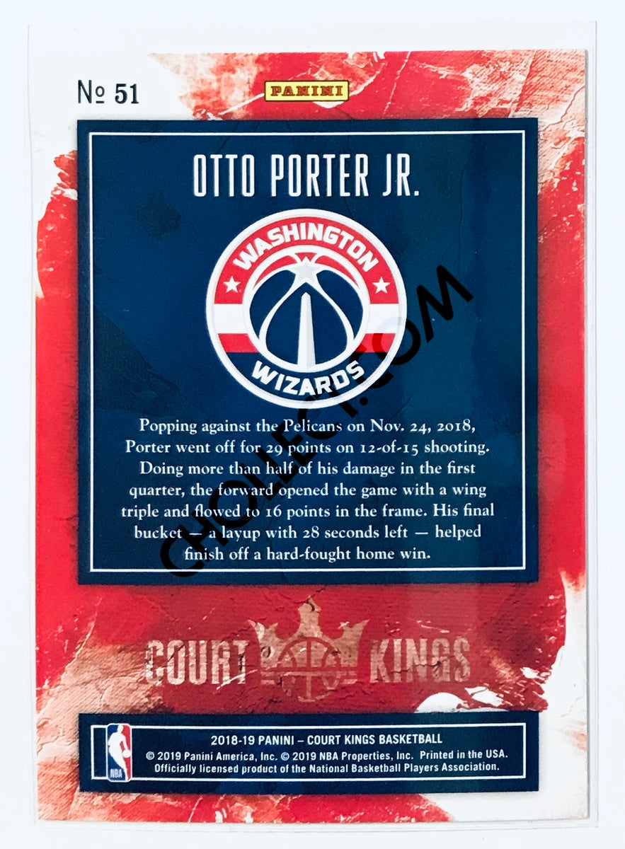 Otto Porter Jr. - Washington Wizards 2018-19 Panini Court Kings #51