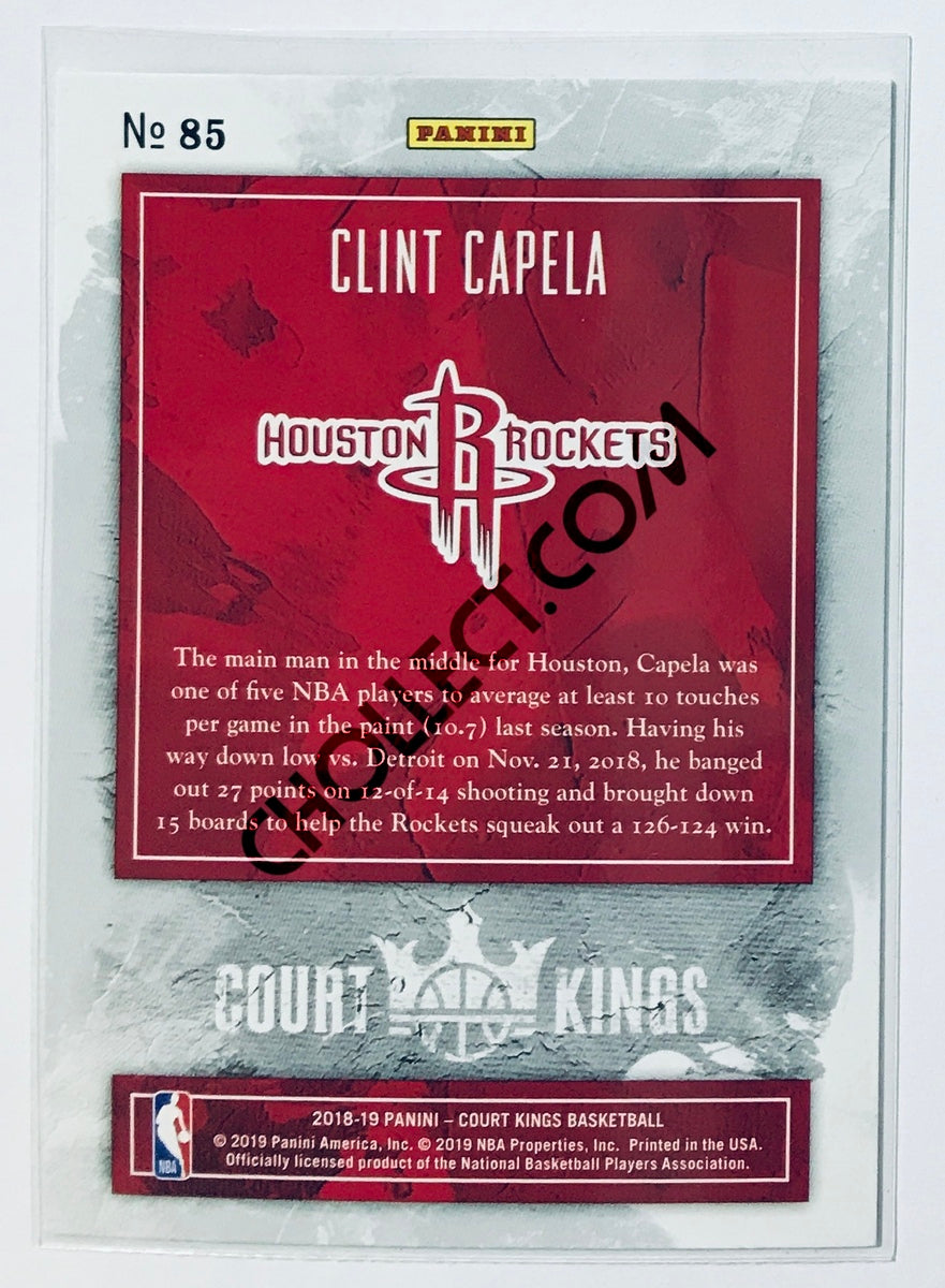 Clint Capela - Houston Rockets 2018-19 Panini Court Kings #85