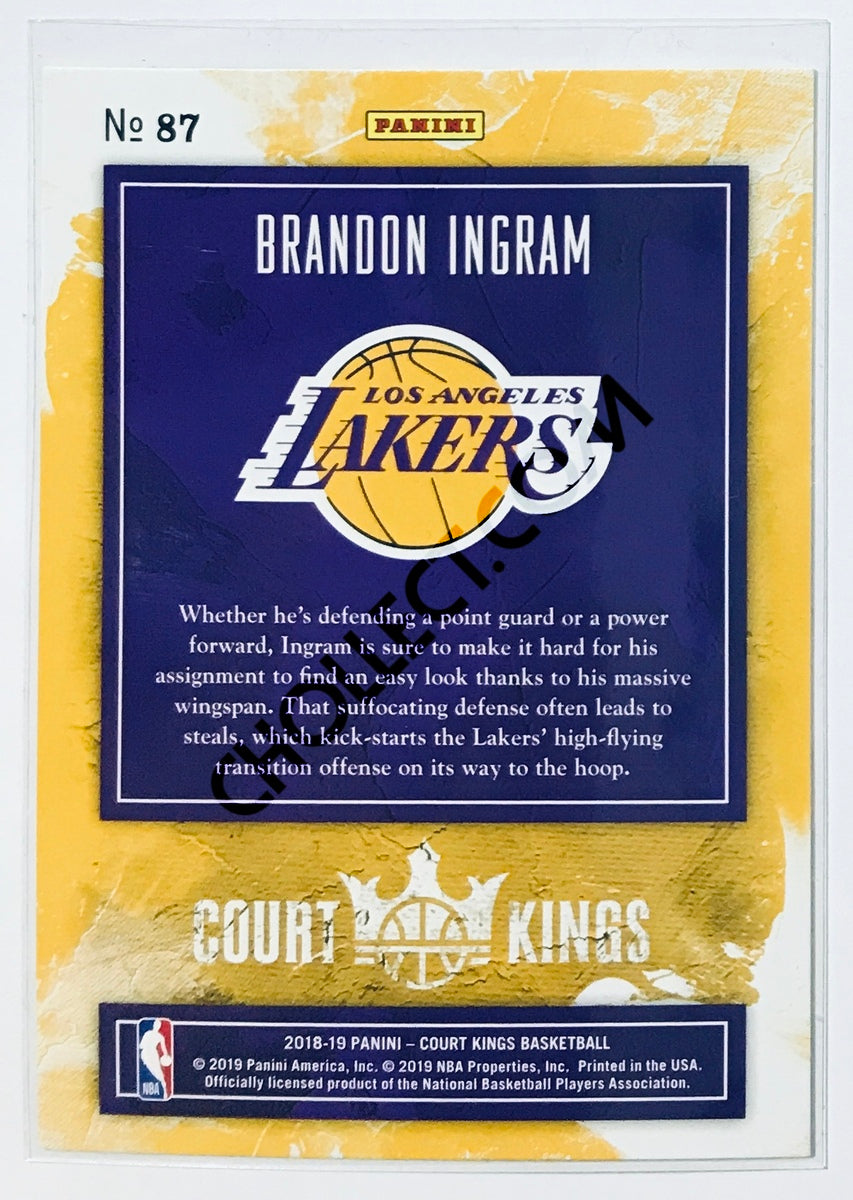 Brandon Ingram - Los Angeles Lakers 2018-19 Panini Court Kings #87