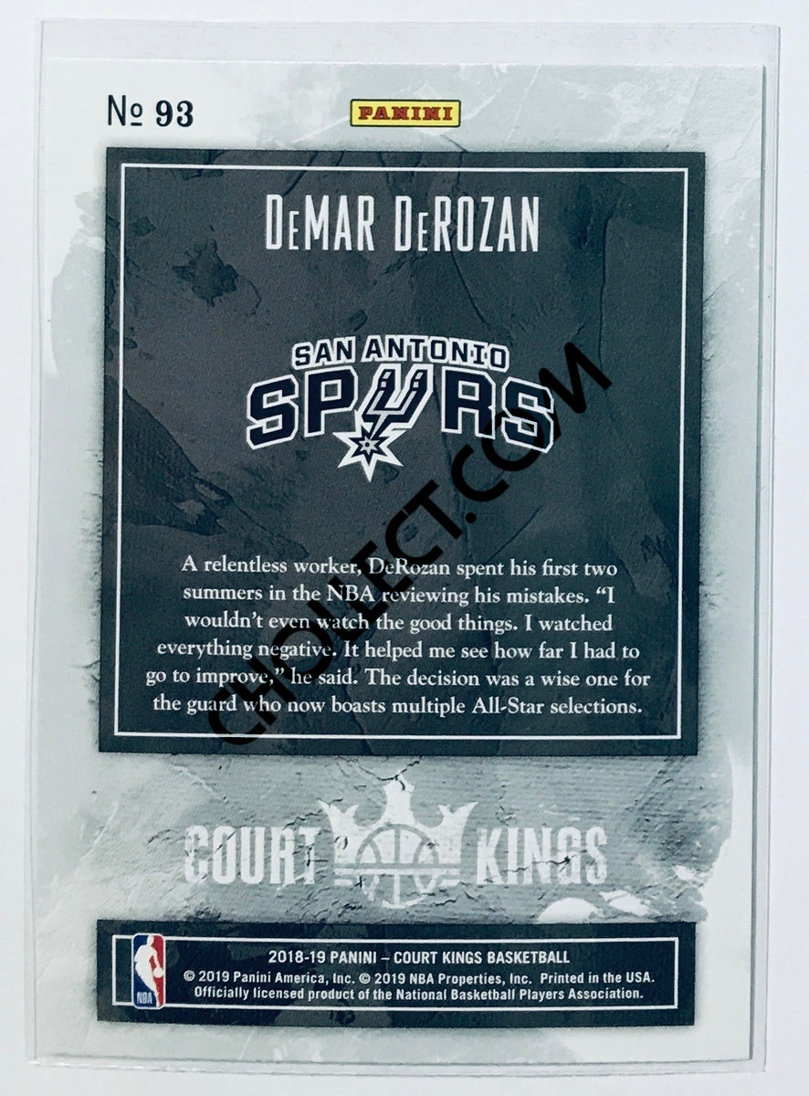 DeMar DeRozan - San Antonio Spurs 2018-19 Panini Court Kings #93