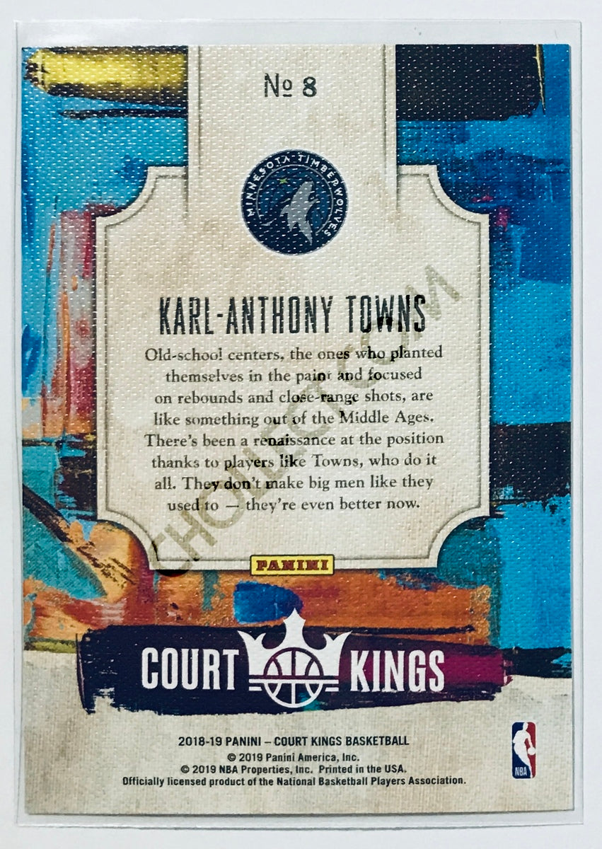 Karl-Anthony Towns - Minnesota Timberwolves 2018-19 Panini Court Kings NBA Renaissance Men #8