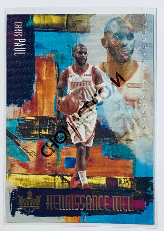 Chris Paul - Houston Rockets 2018-19 Panini Court Kings NBA Renaissance Men #16