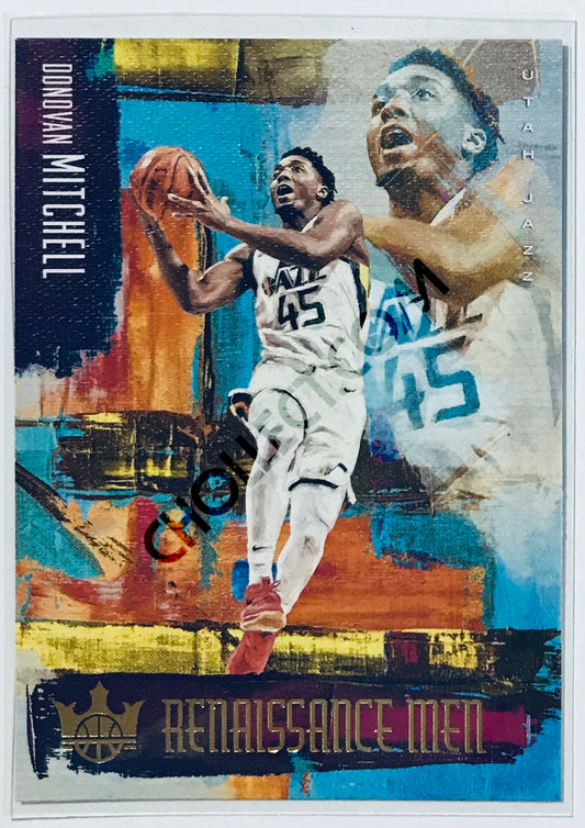 Donovan Mitchell - Utah Jazz 2018-19 Panini Court Kings Renaissance Men #18