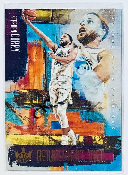 Stephen Curry - Golden State Warriors 2018-19 Panini Court Kings NBA Renaissance Men #22