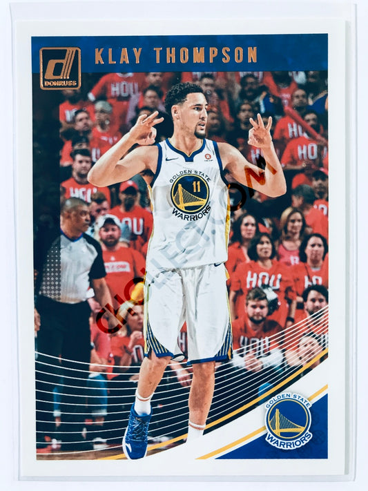 Klay Thompson - Golden State Warriors 2018-19 Panini Donruss #12