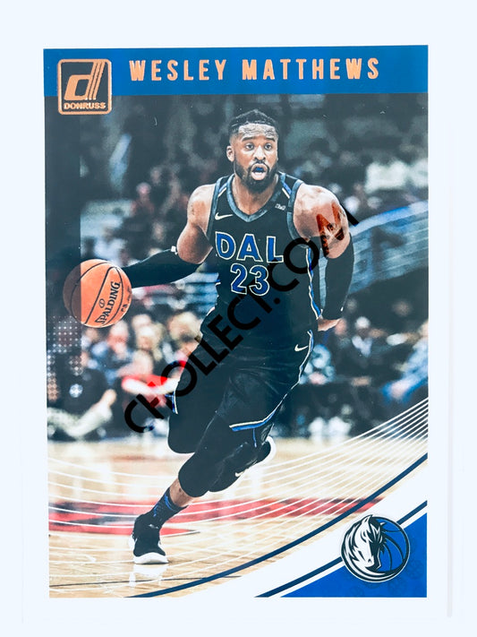 Wesley Matthews - Dallas Mavericks 2018-19 Panini Donruss #20