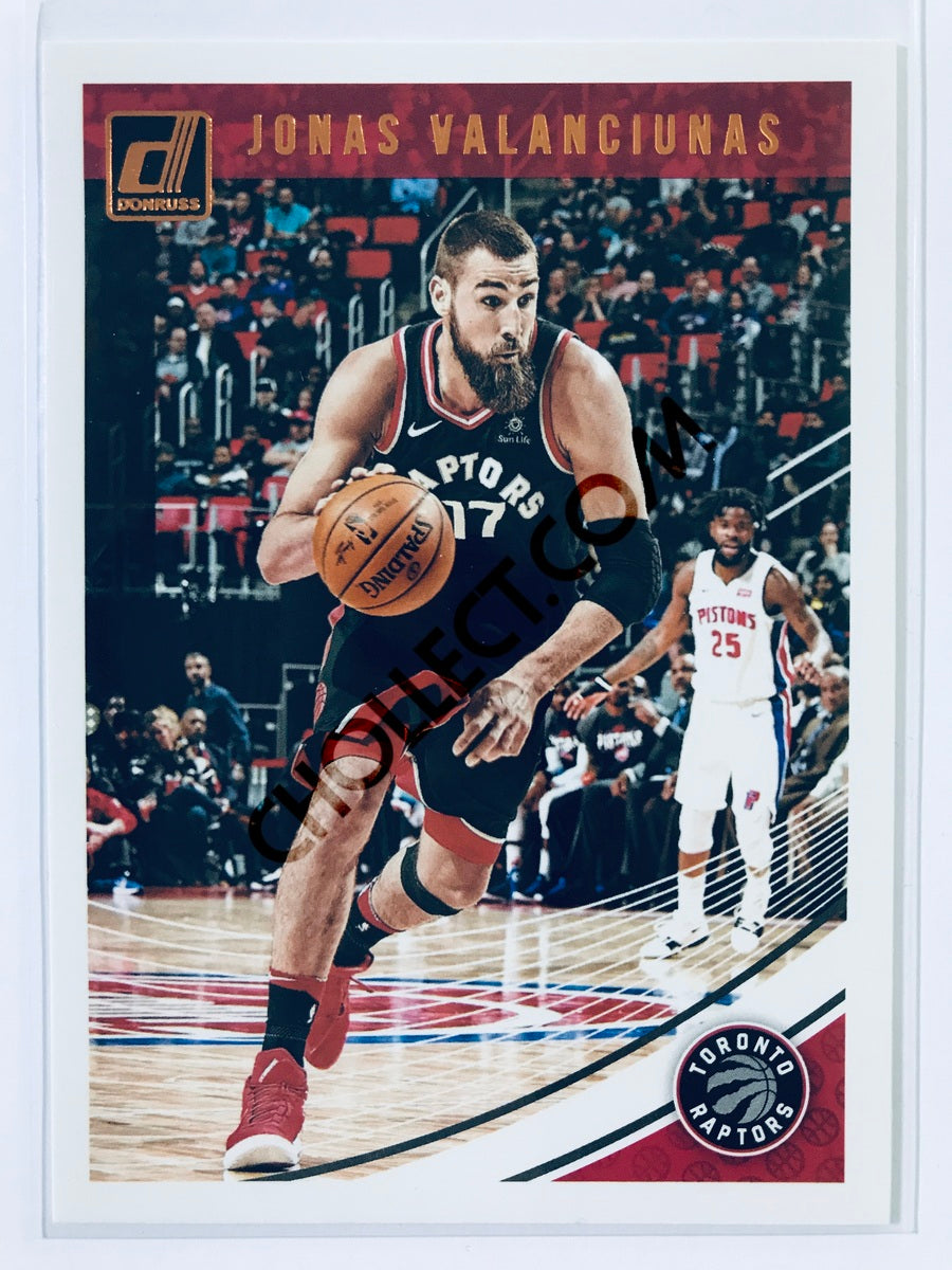 Jonas Valanciunas - Toronto Raptors 2018-19 Panini Donruss #43