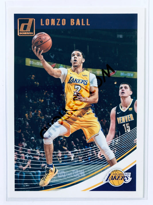 Lonzo Ball - Los Angeles Lakers 2018-19 Panini Donruss #54