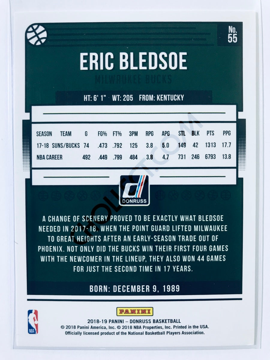 Eric Bledsoe - Milwaukee Bucks 2018-19 Panini Donruss #55