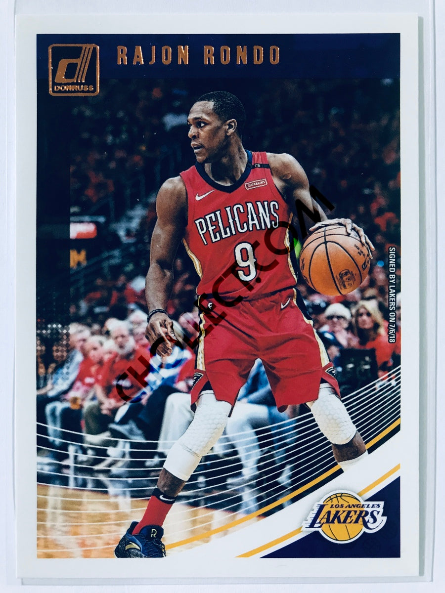 Rajon Rondo - Los Angeles Lakers 2018-19 Panini Donruss #74