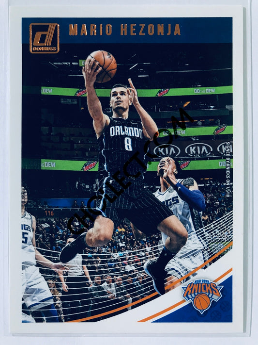 Mario Hezonja - New York Knicks 2018-19 Panini Donruss #77