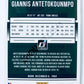 Giannis Antetokounmpo - Milwaukee Bucks 2018-19 Panini Donruss #85