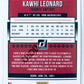 Kawhi Leonard - Toronto Raptors 2018-19 Panini Donruss #121