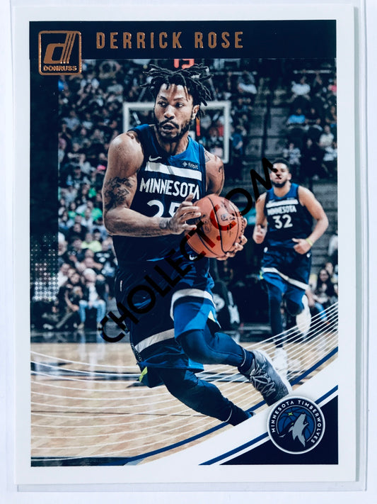 Derrick Rose - Minnesota Timberwolves 2018-19 Panini Donruss #125