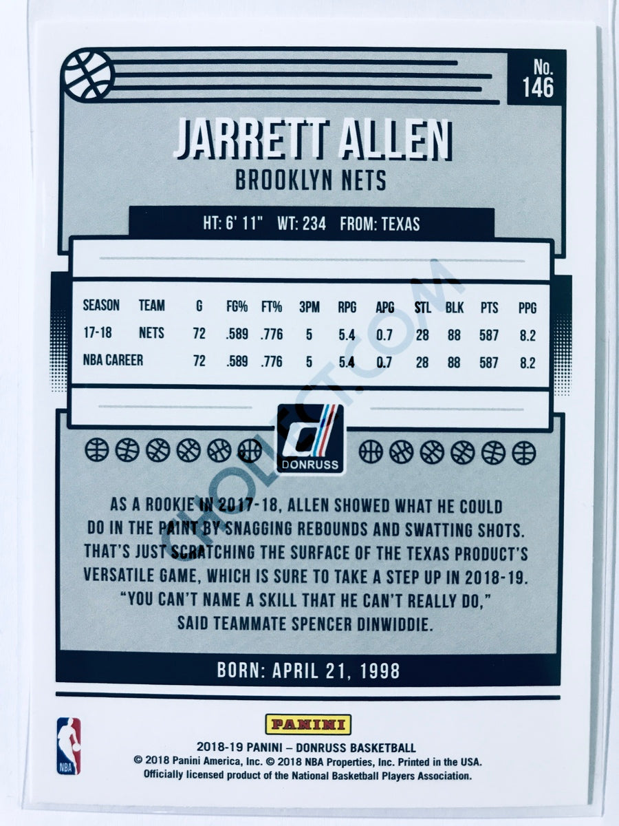 Jarrett Allen - Brooklyn Nets 2018-19 Panini Donruss #146