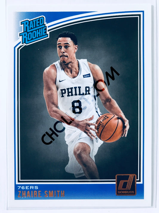 Zhaire Smith - Philadelphia 76ers 2018-19 Panini Donruss Rated Rookie #154