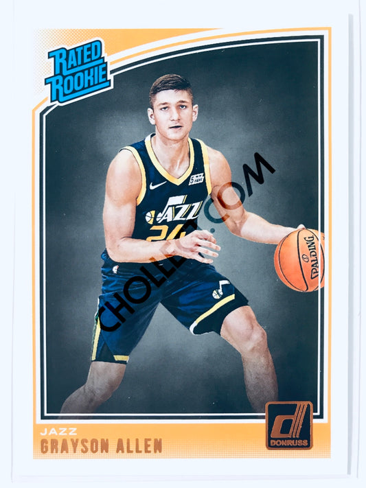 Grayson Allen - Utah Jazz 2018-19 Panini Donruss Rated Rookie #156